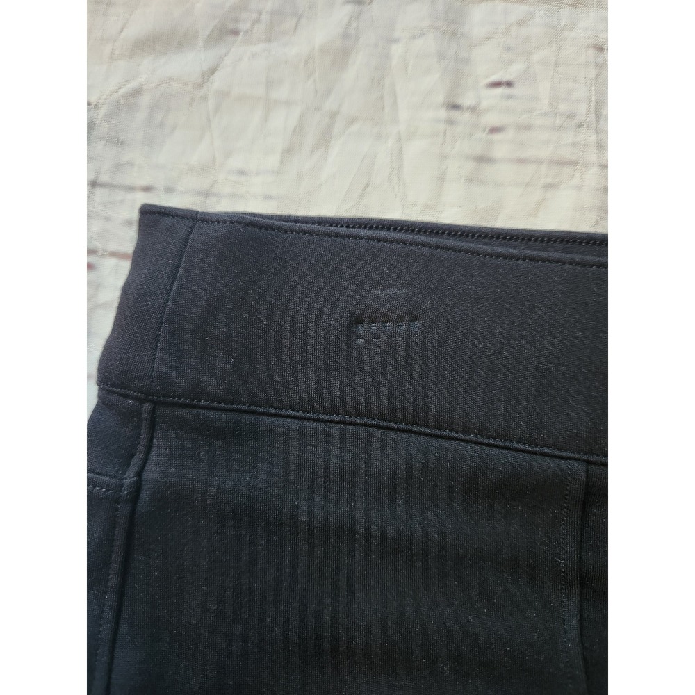 Spanx Perfect Pant High Rise Flare Black Pintuck Ponte Trousers XL - Picture 6 of 6